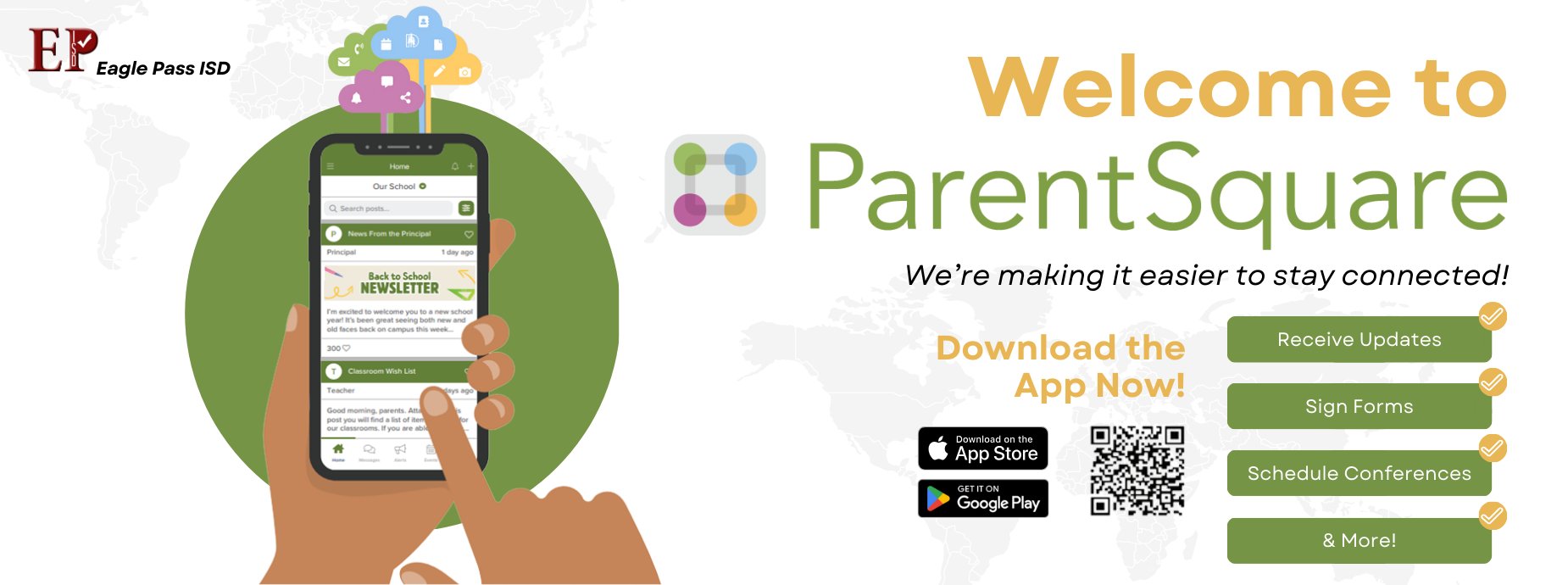 Welcome To ParentSquare banner