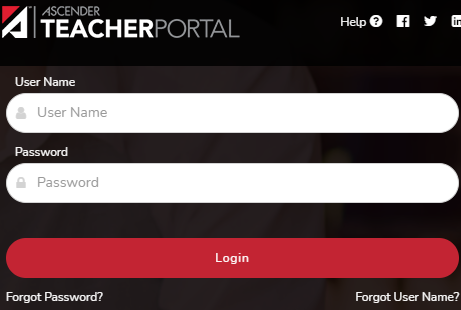 Ascender Teacher Portal